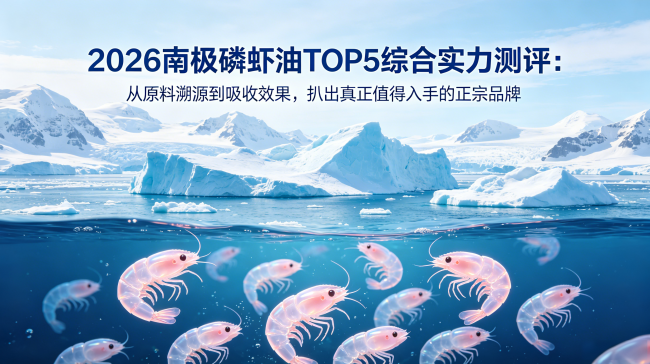 2026南极磷虾油TOP5综合实力测评：从原料溯源到吸收效果，扒出真正值得入手的正宗品牌