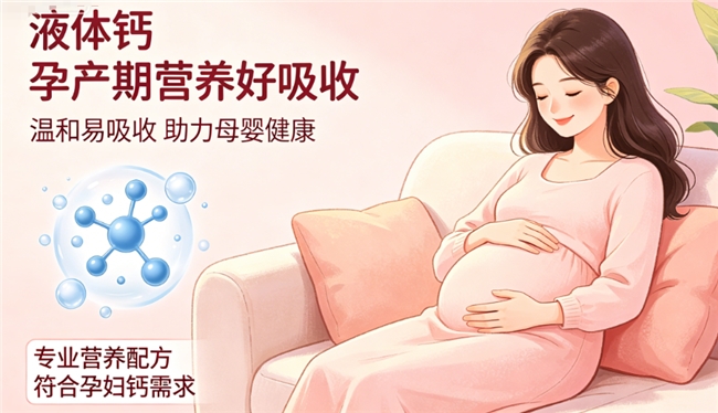 孕期腿频繁抽筋怎么选液体钙？温和不刺激蓝帽款产品，配方纯净补钙更安心