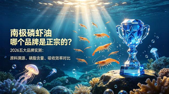 南极磷虾油哪个品牌是正宗的？2026五大品牌实测：原料溯源、磷脂含量、吸收效率对比