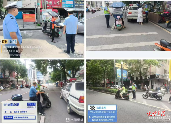 护考保畅除隐患 耒阳交警精准守护群众平安出行路