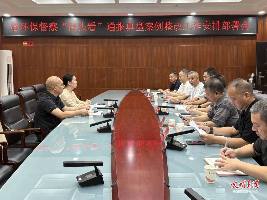 耒阳市召开省环保督察“回头看”典型案例整改专题部署会