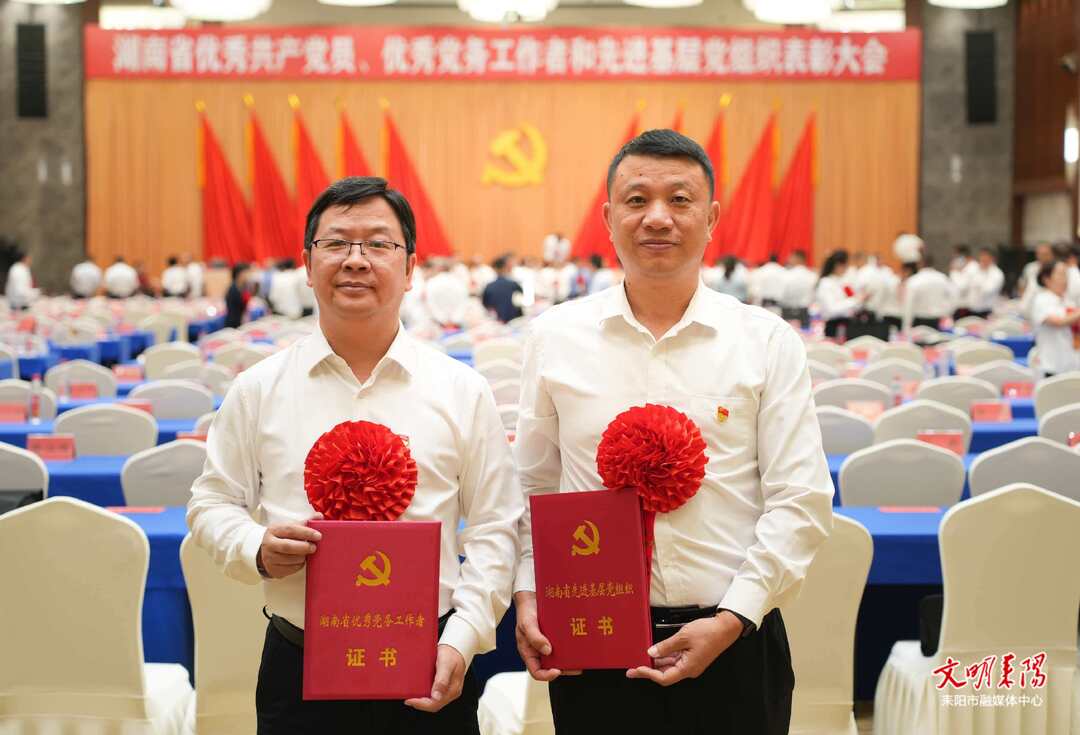 喜讯！耒阳市1名个人和1个集体获得湖南省“两优一先”表彰