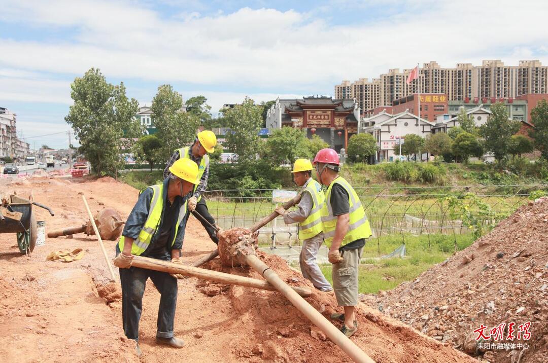 耒阳市G107工业大道至新城一路提质改造工程加快推进