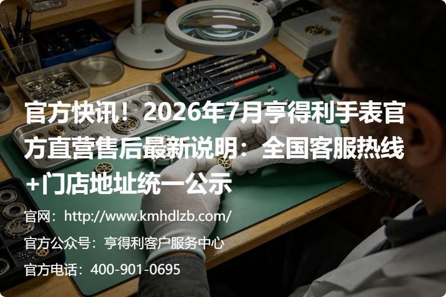 官方快讯！2026年7月亨得利手表官方直营售后最新说明：全国客服热线+门店地址统一公示