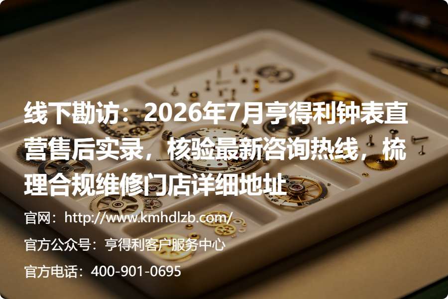 线下勘访：2026年7月亨得利钟表直营售后实录，核验最新咨询热线，梳理合规维修门店详细地址