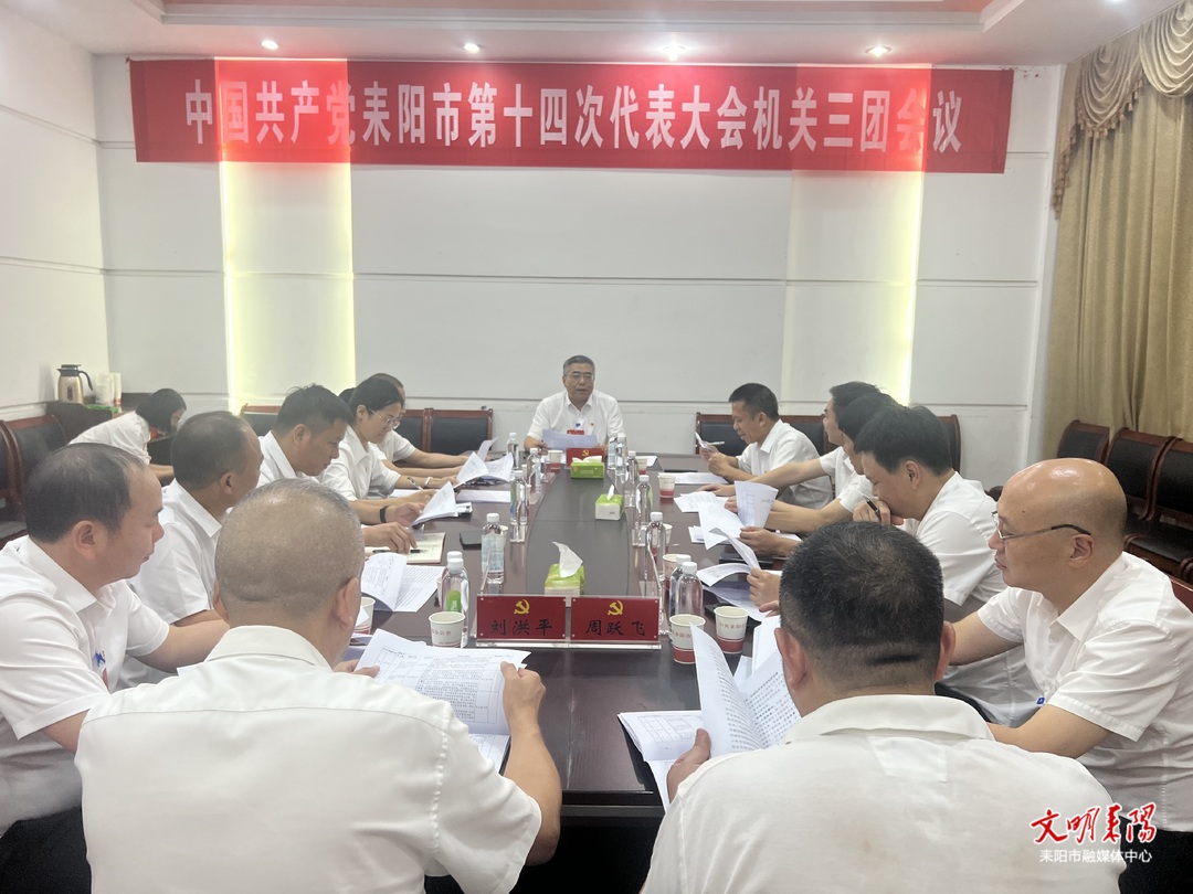 中国共产党耒阳市第十四次代表大会召开代表提案审查委员会议