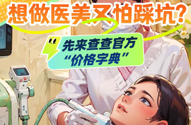 漫话医保：想做医美又怕踩坑？先来查查官方“价格字典”