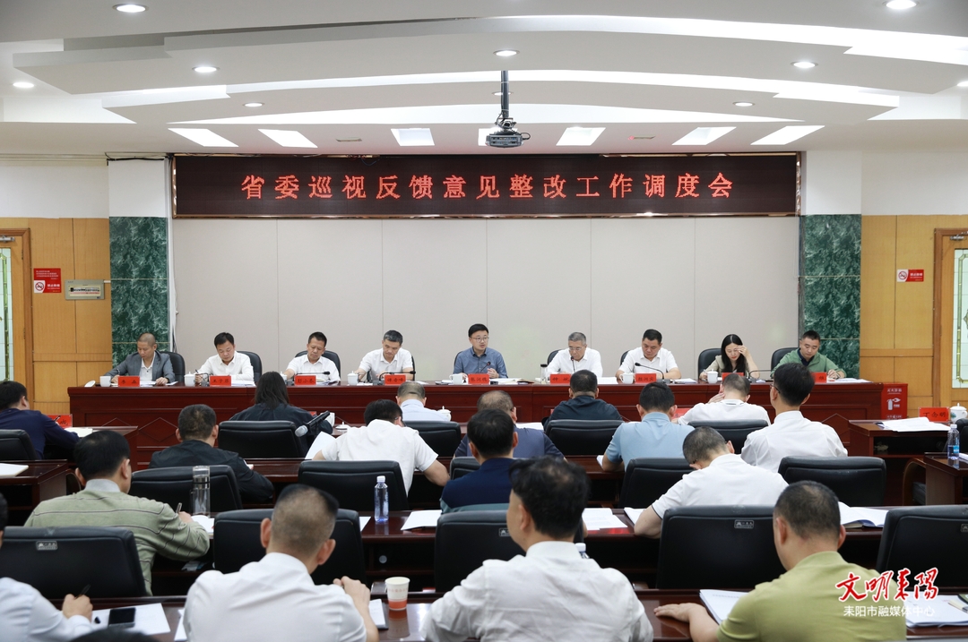 耒阳市召开省委巡视反馈意见整改工作调度会