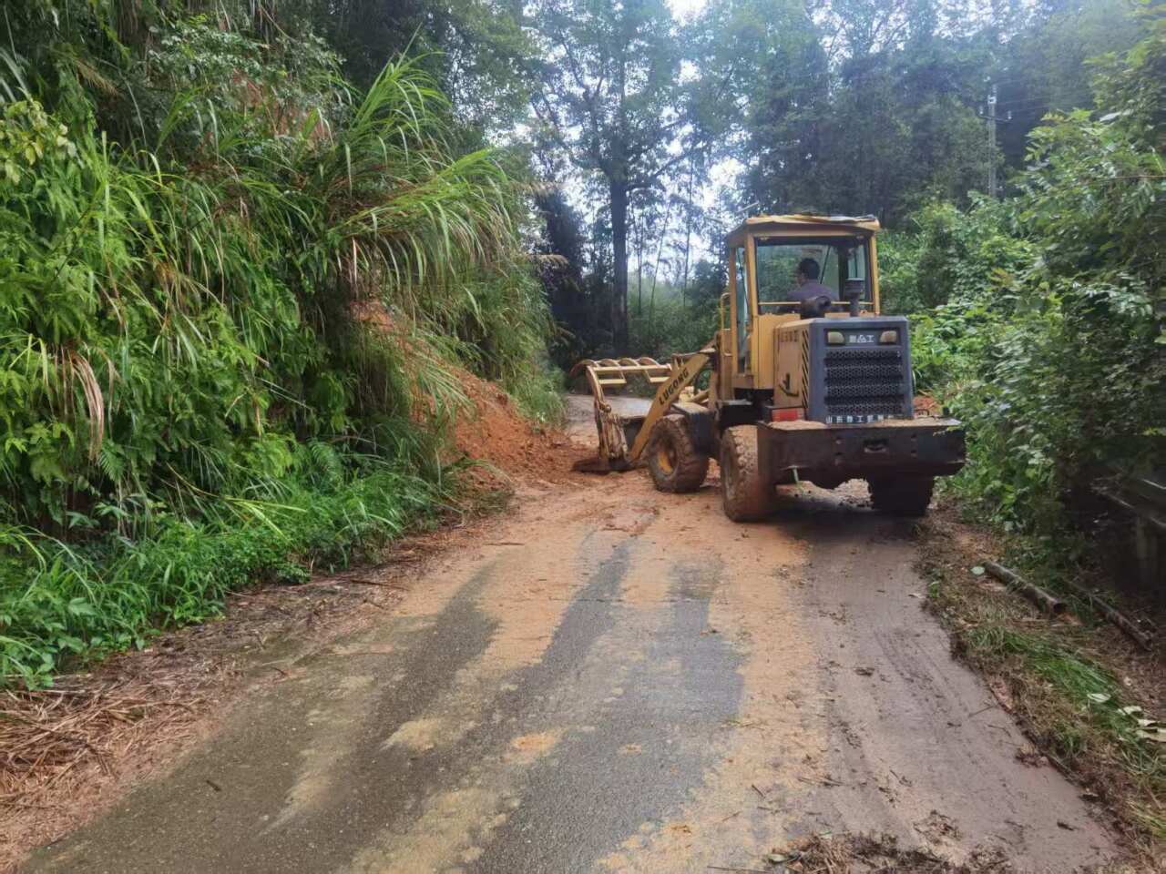 闻汛即动，抢通保畅！三都镇全力抢修台风受损道路