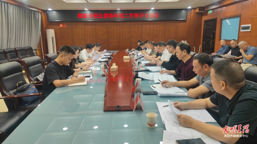 对标创优！耒阳全力攻坚优化营商环境各项指标
