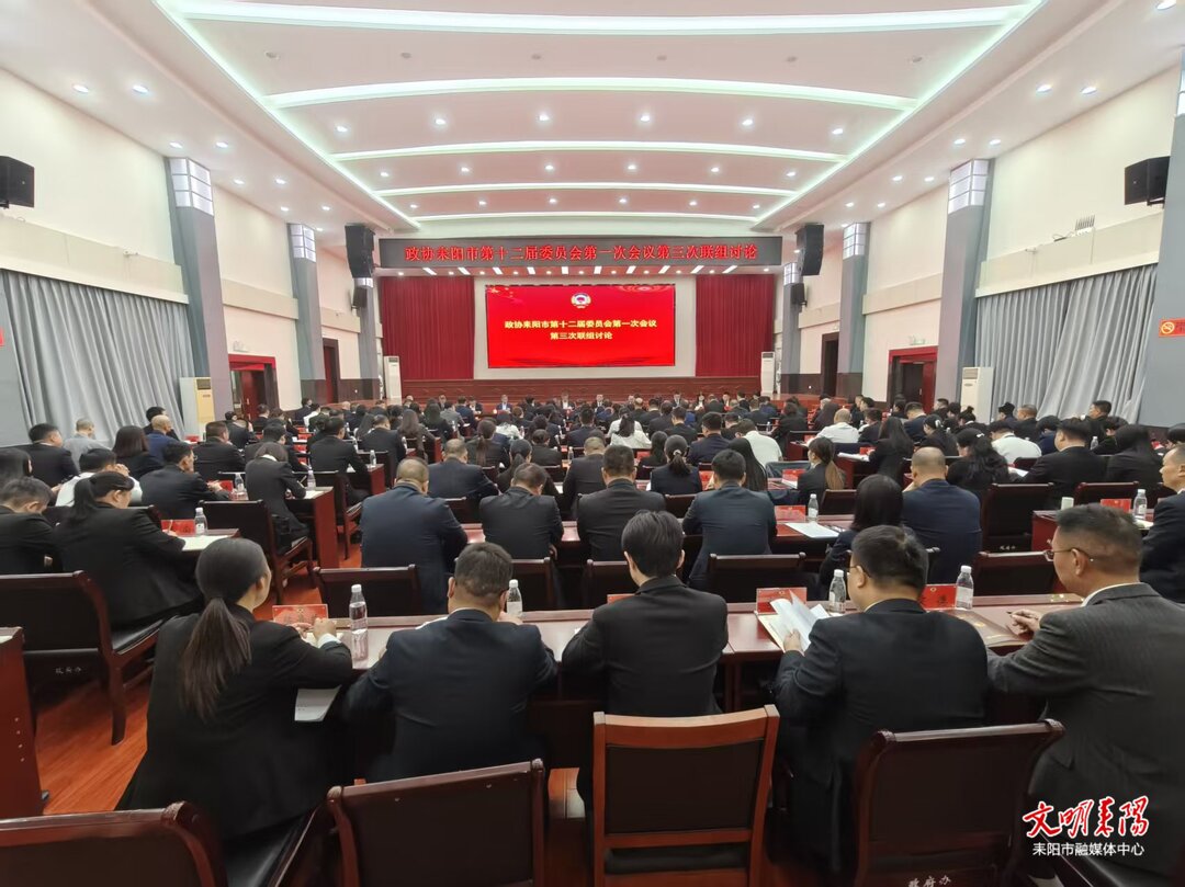 陈昌义参加政协耒阳市第十二届委员会第一次会议第三次联组讨论