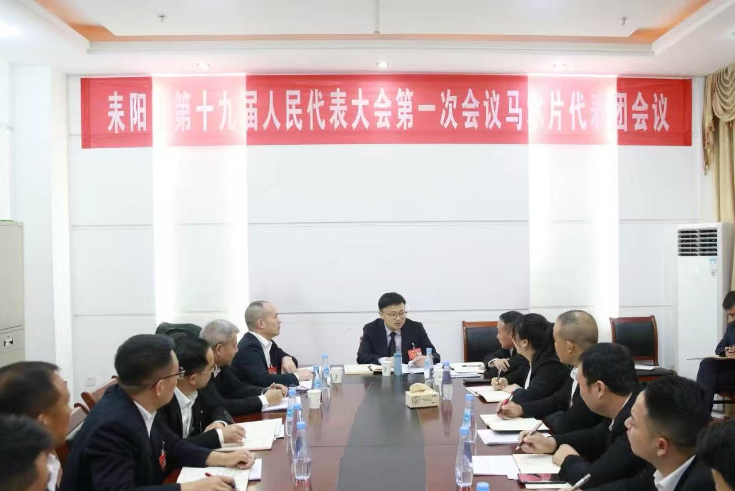 张润槐参加马水片代表团审议